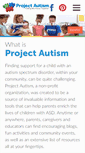 Mobile Screenshot of projectautism.org